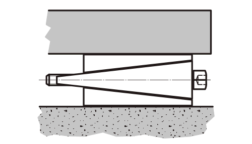 Montageschuhe SW12/22 - Einbauskizze