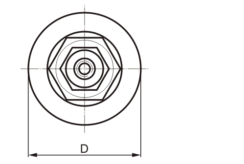 Jacmounts - Dimensioned sketch top view