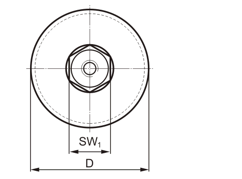 Jacmounts - Dimensioned sketch top view