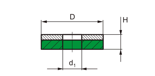 Washers - Dimensioned sketch